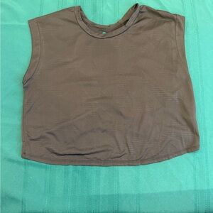 Sleeveless Black crop Top